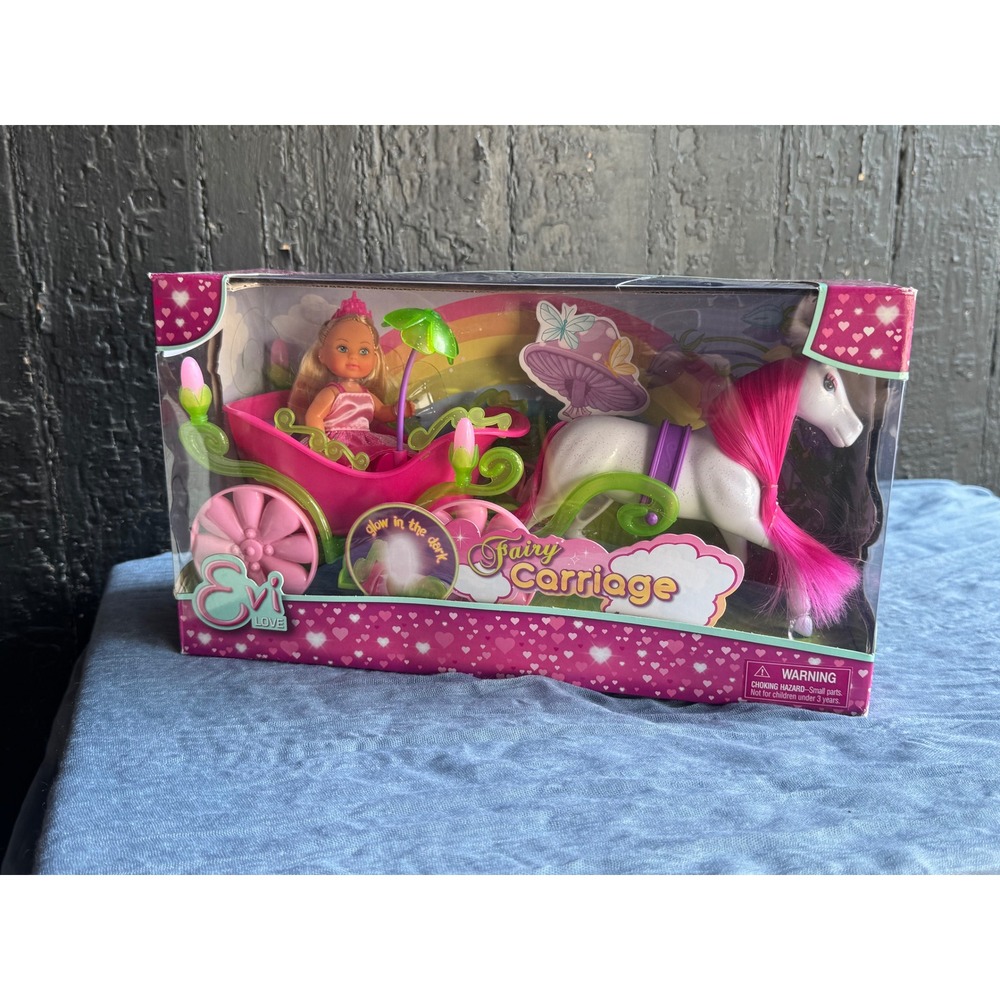 Simba Evi Love Fairy Carriage Doll Playset Horse Glow in the Dark NIB 105735754 - Picture 5 of 5
